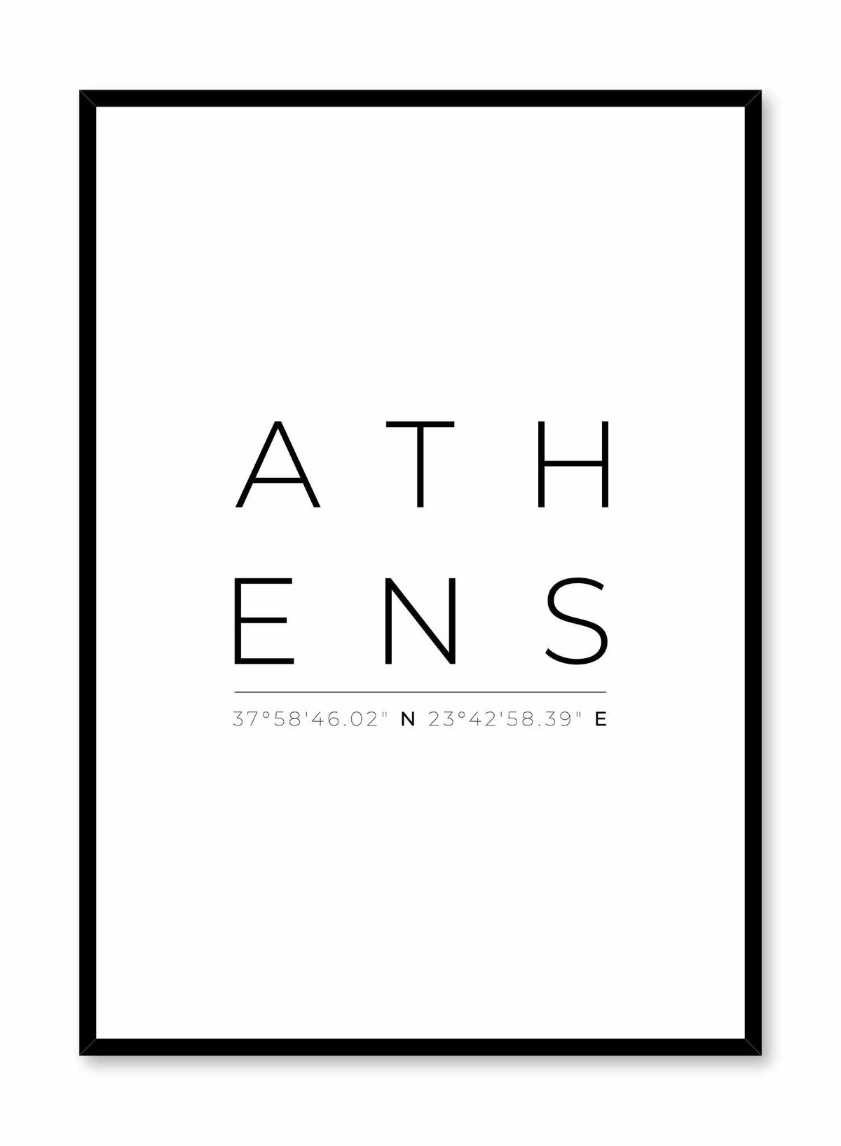Athens Coordinates, Poster